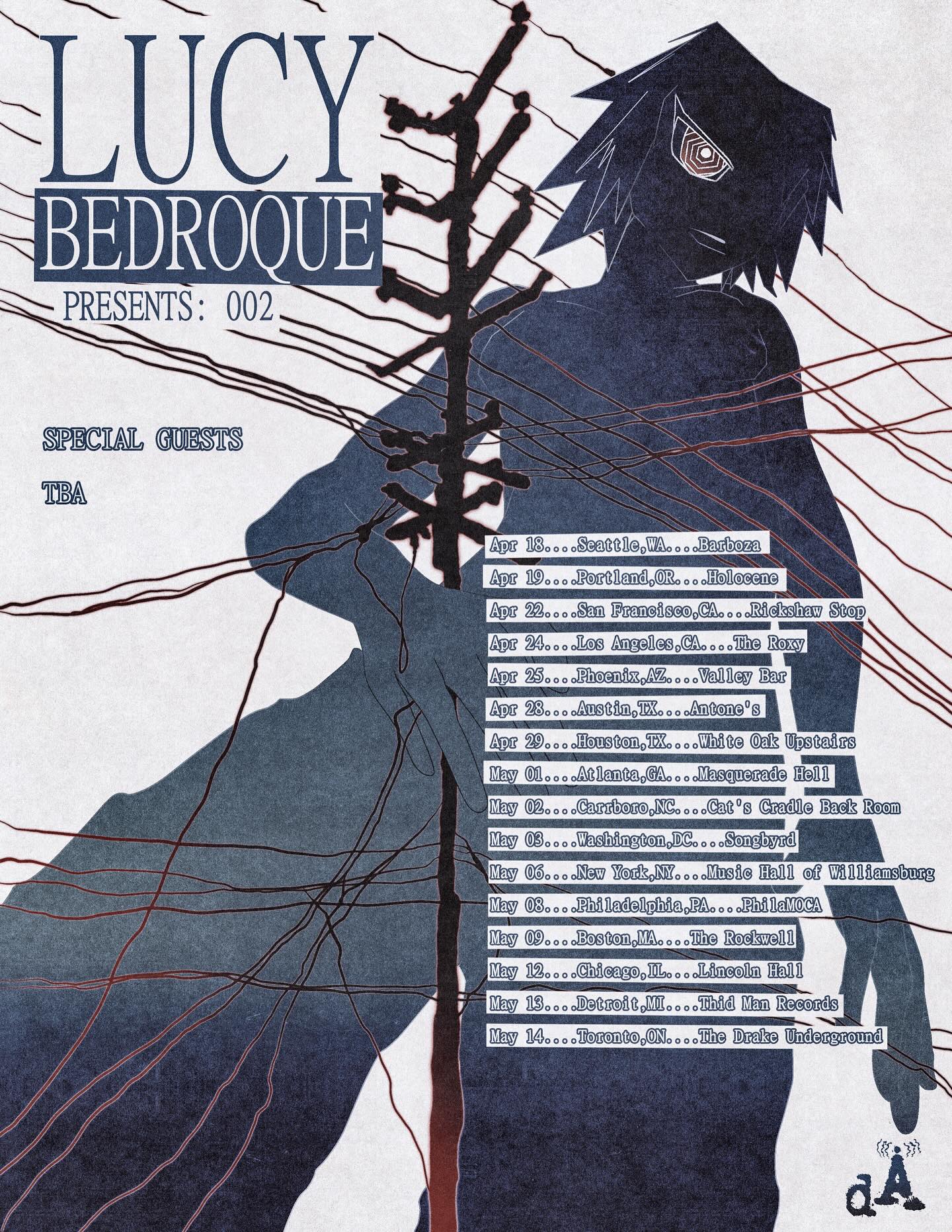 Lucy Bedroque 002 - NORTH AMERICA TOUR 2026 Poster 2026